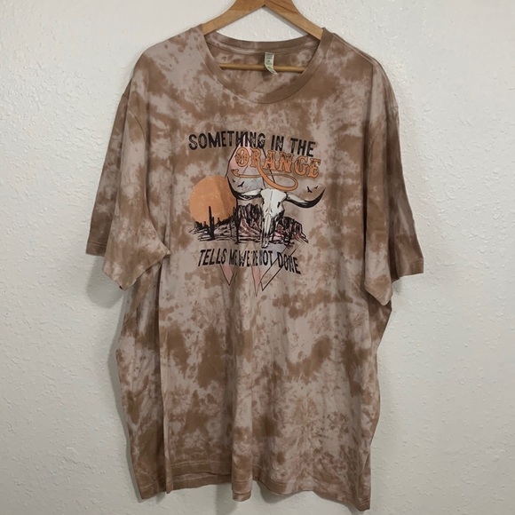 Zach Bryan Mens “Something in the Orange” Tie Dye Graphic T Shirt Multiple Sizes - Picture 1 of 5